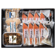 焼用中辛鮭と北海道の味覚詰合せ